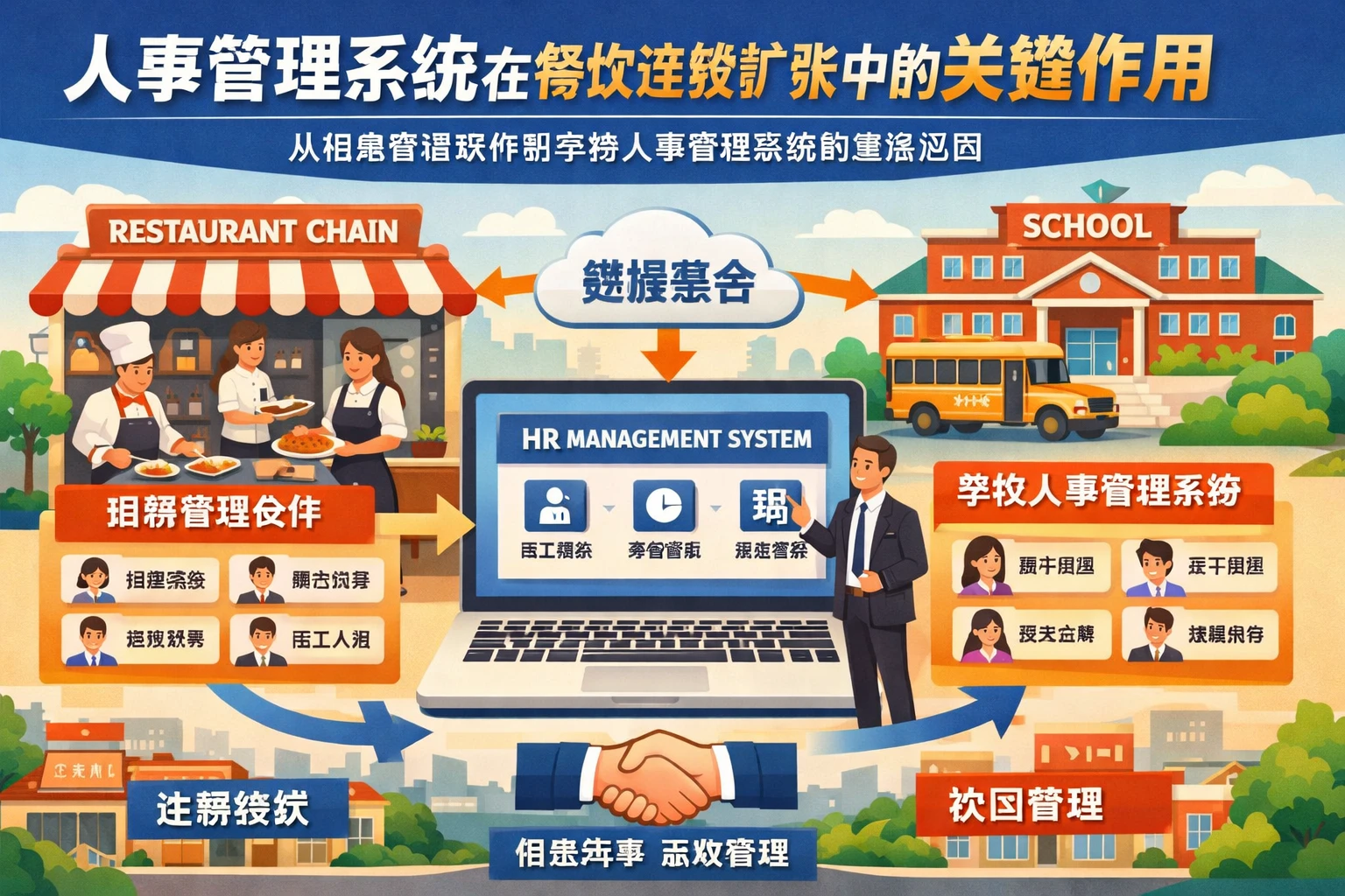 人事管理系统在餐饮连锁扩张中的关键作用：从招聘管理软件到学校人事管理系统的整合应用