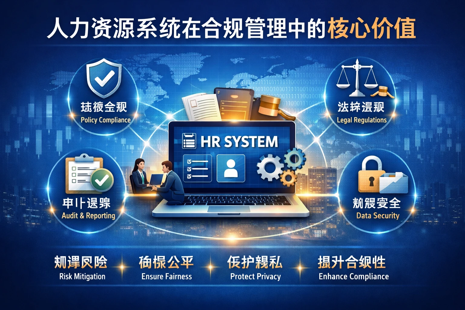 人力资源系统在合规管理中的核心价值