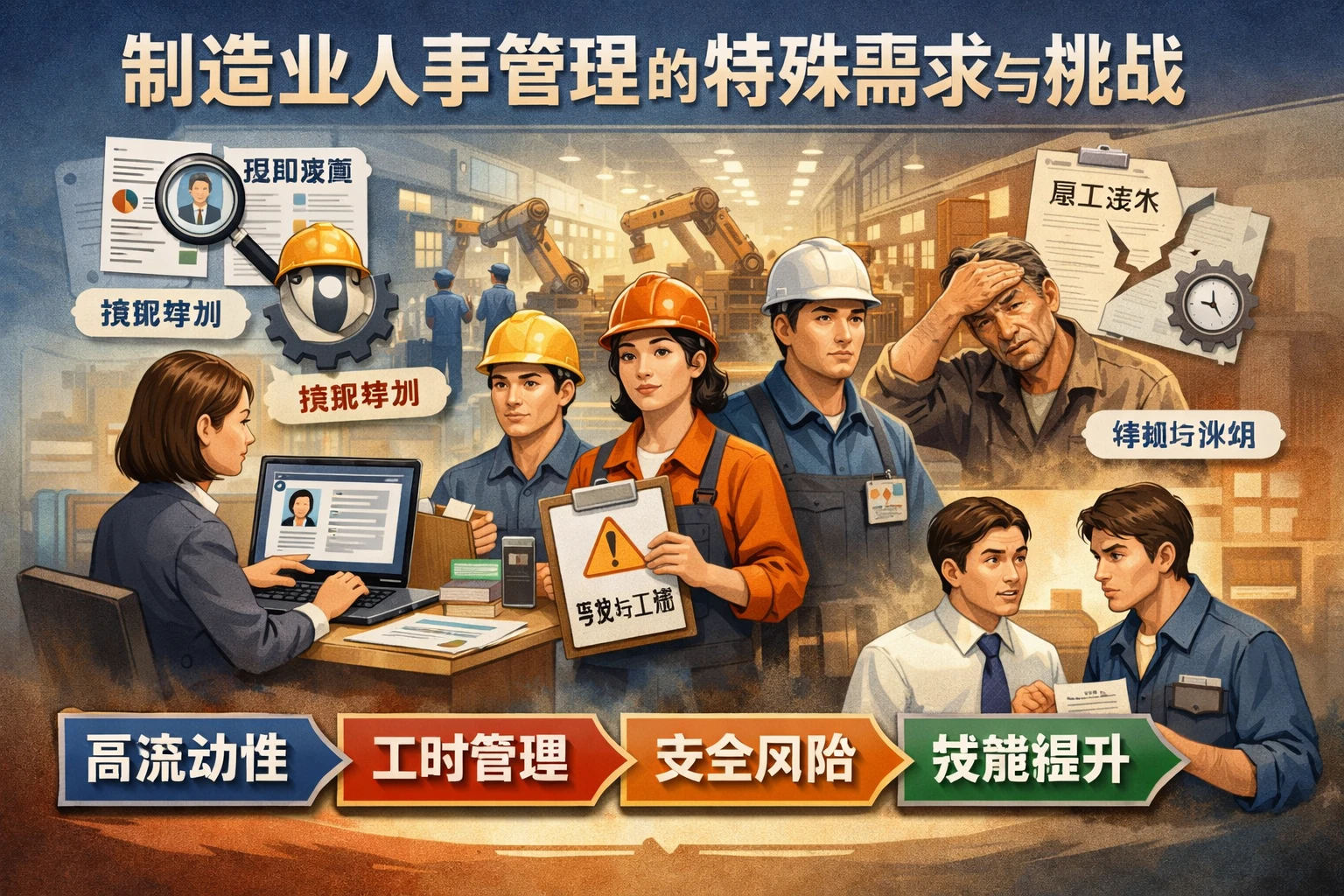 制造业人事管理的特殊需求与挑战