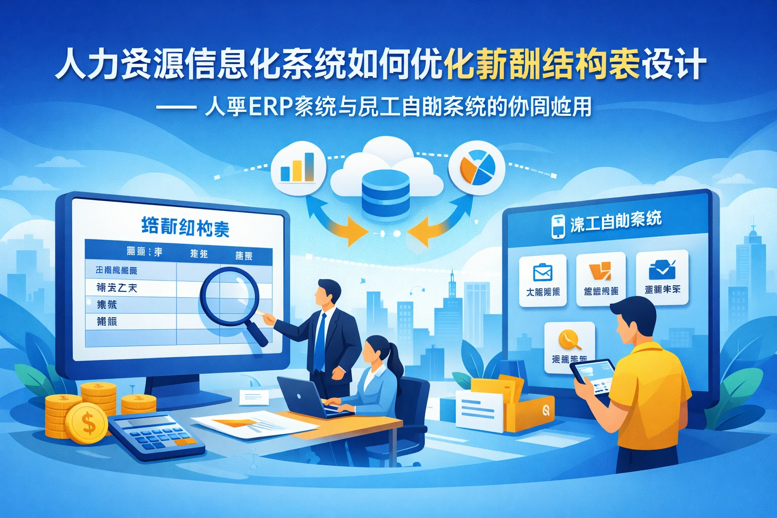 人力资源信息化系统如何优化薪酬结构表设计——人事ERP系统与员工自助系统的协同应用