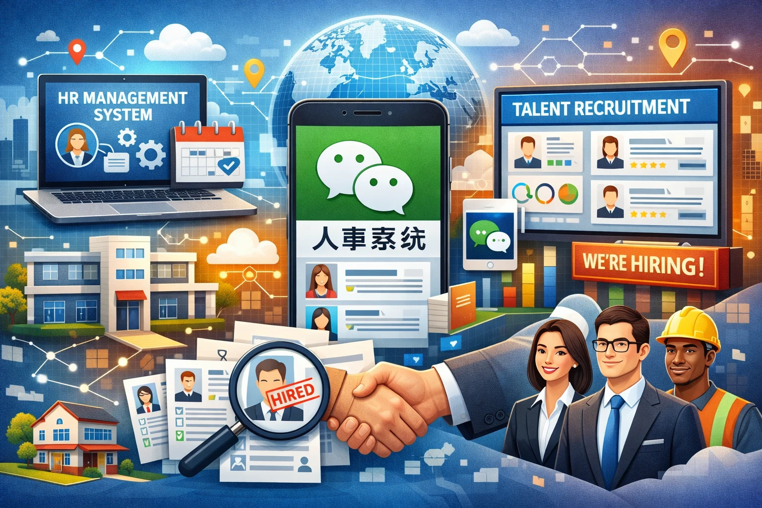 HR管理软件、多分支机构人事系统与微信人事系统：企业急需人才招聘的智能解决方案