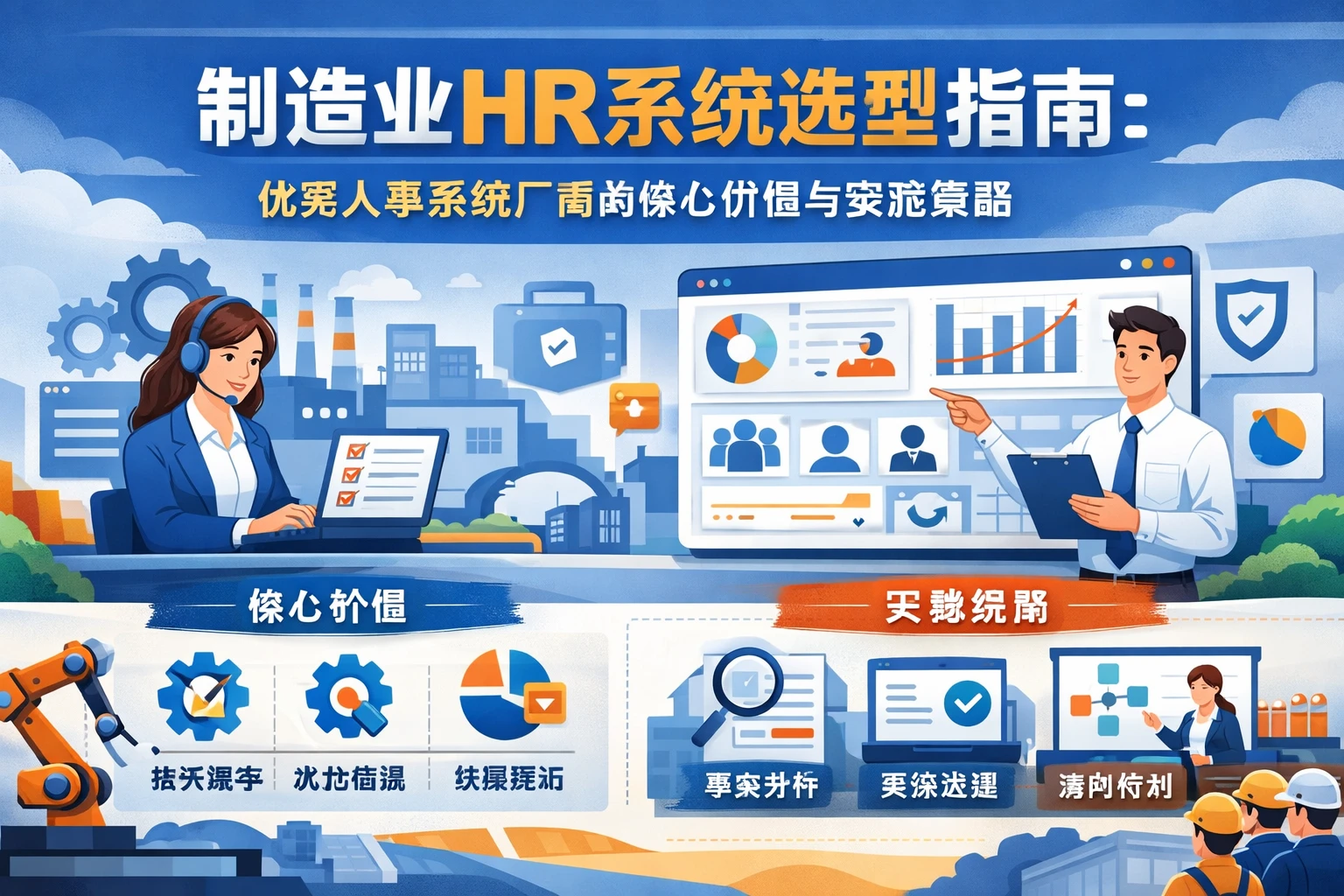 制造业HR系统选型指南：优秀人事系统厂商的核心价值与实施策略