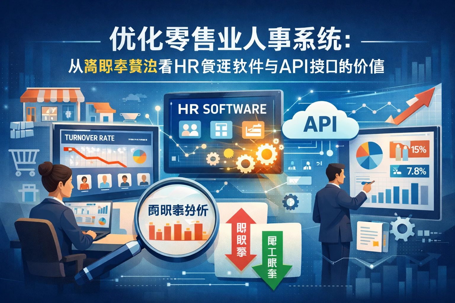 优化零售业人事系统：从离职率算法看HR管理软件与API接口的价值