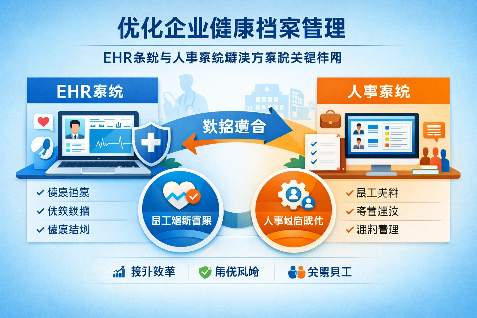 优化企业健康档案管理：EHR系统与人事系统解决方案的关键作用