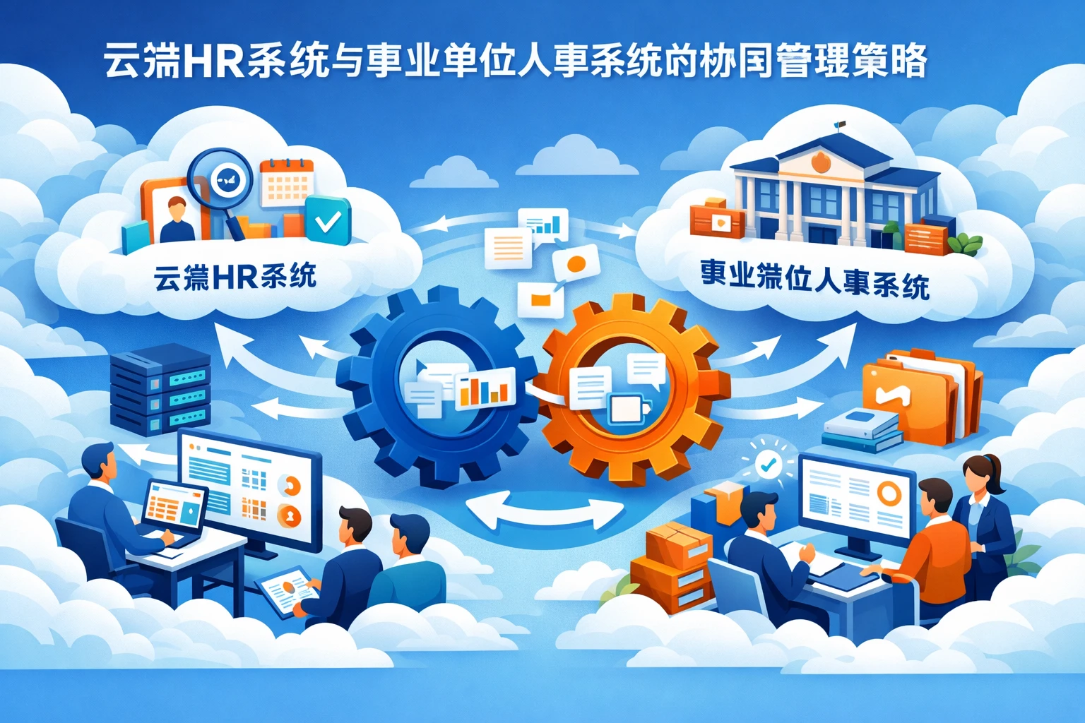 云端HR系统与事业单位人事系统的协同管理策略