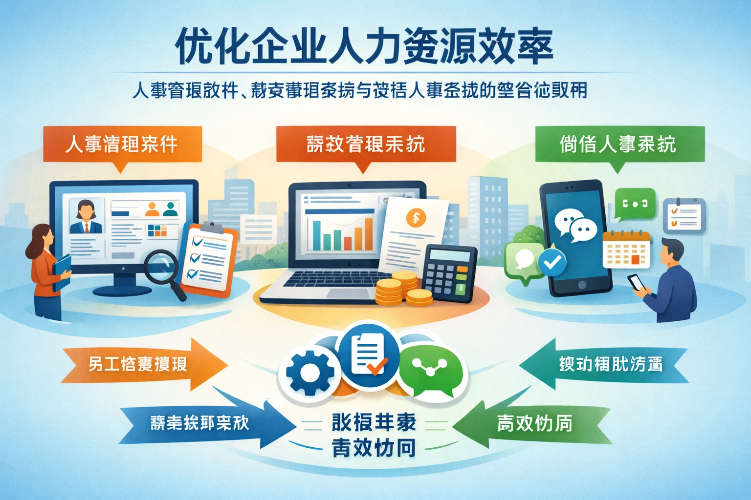 优化企业人力资源效率：人事管理软件、薪资管理系统与微信人事系统的整合应用