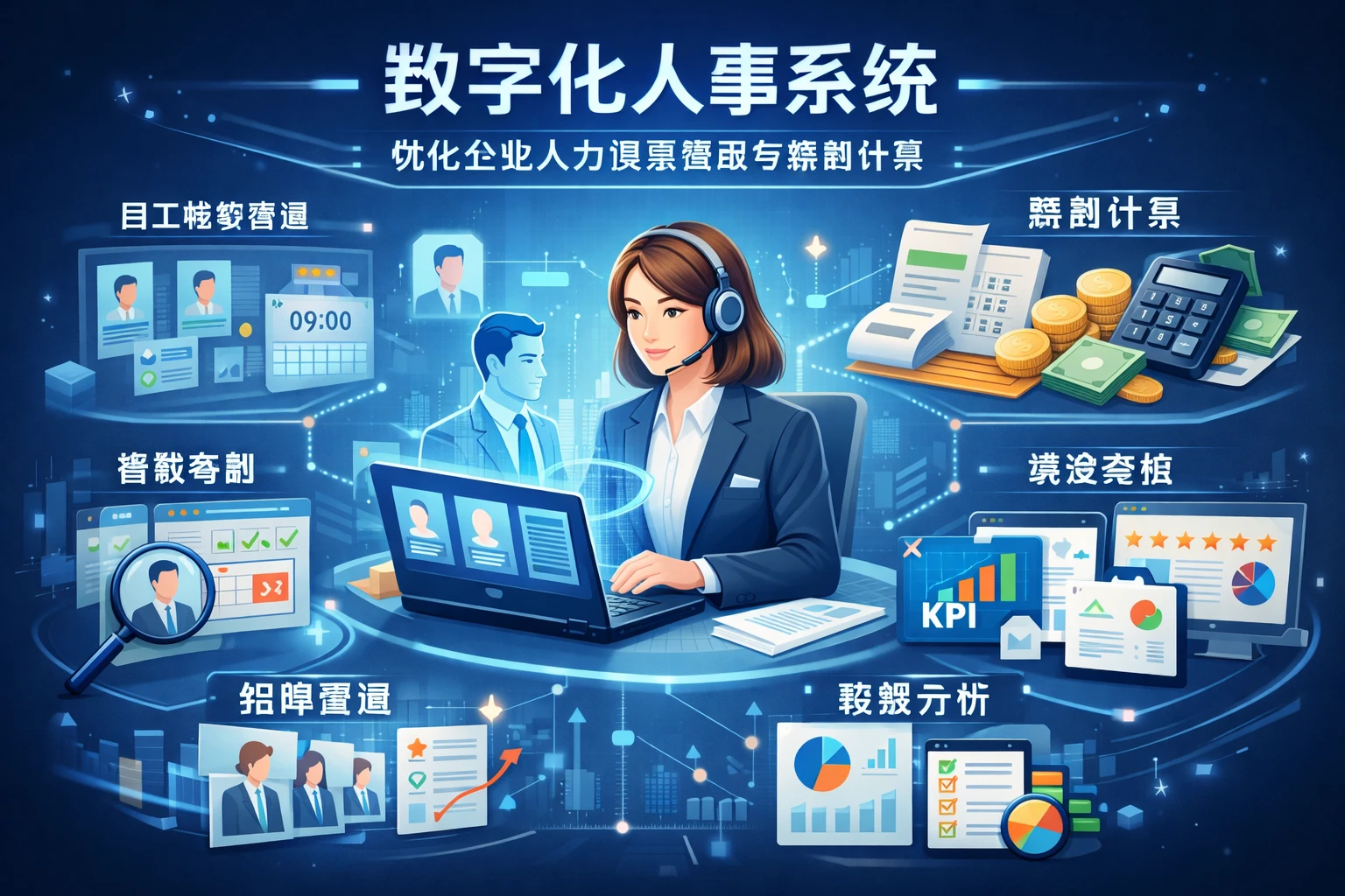 数字化人事系统如何优化企业人力资源管理与薪酬计算