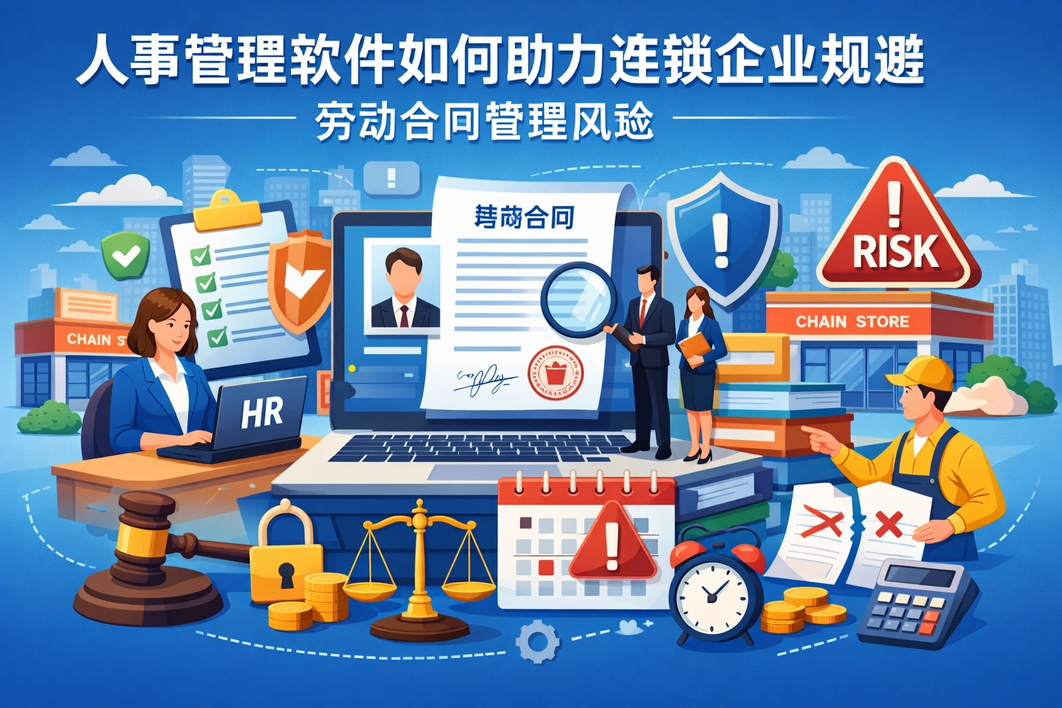 人事管理软件如何助力连锁企业规避劳动合同管理风险