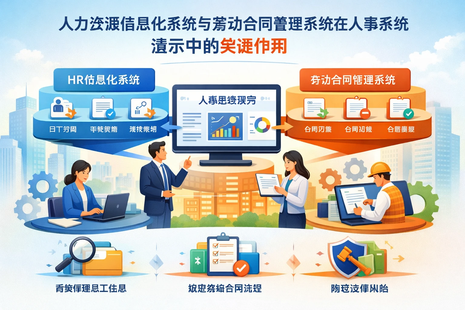 人力资源信息化系统与劳动合同管理系统在人事系统演示中的关键作用