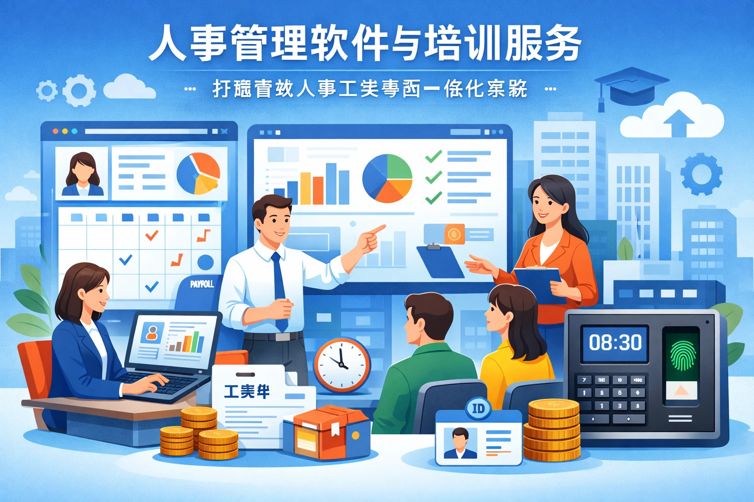 人事管理软件与培训服务：打造高效人事工资考勤一体化系统