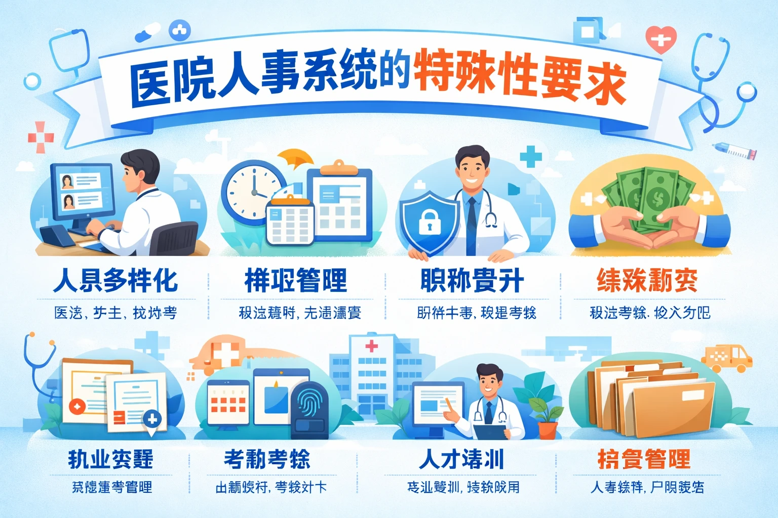 医院人事系统的特殊性要求
