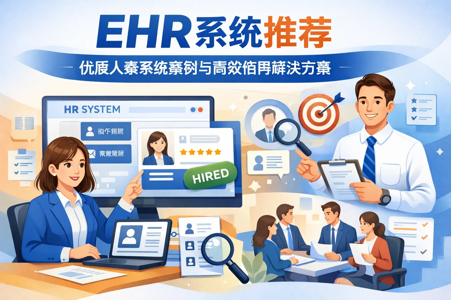 EHR系统推荐:优质人事系统案例与高效招聘解决方案