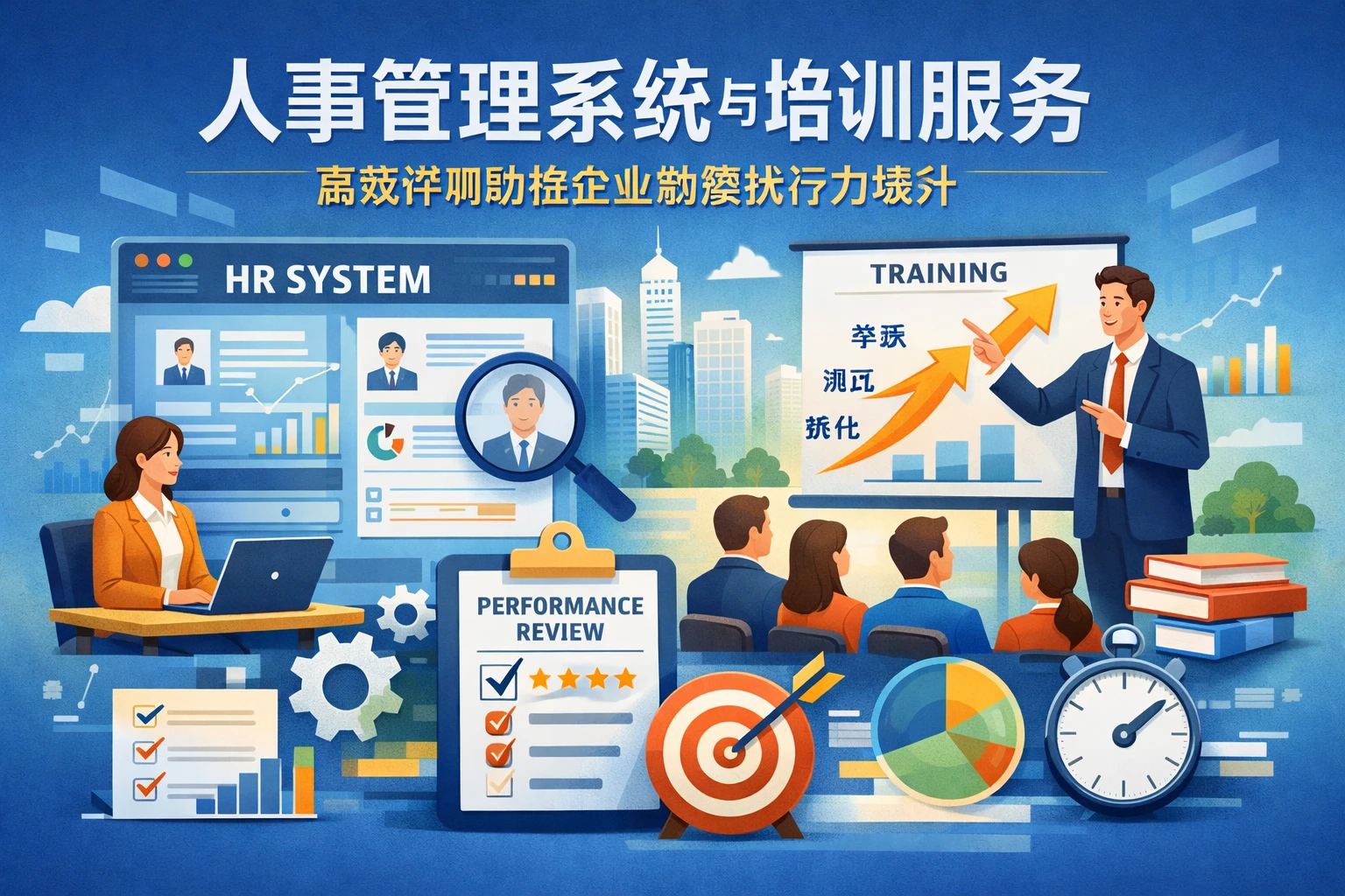 人事管理系统与培训服务：高效评测助推企业制度执行力提升