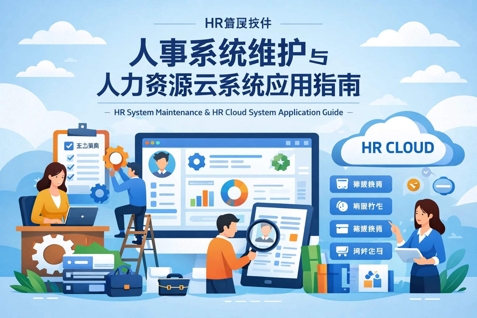 HR管理软件中的人事系统维护与人力资源云系统应用指南