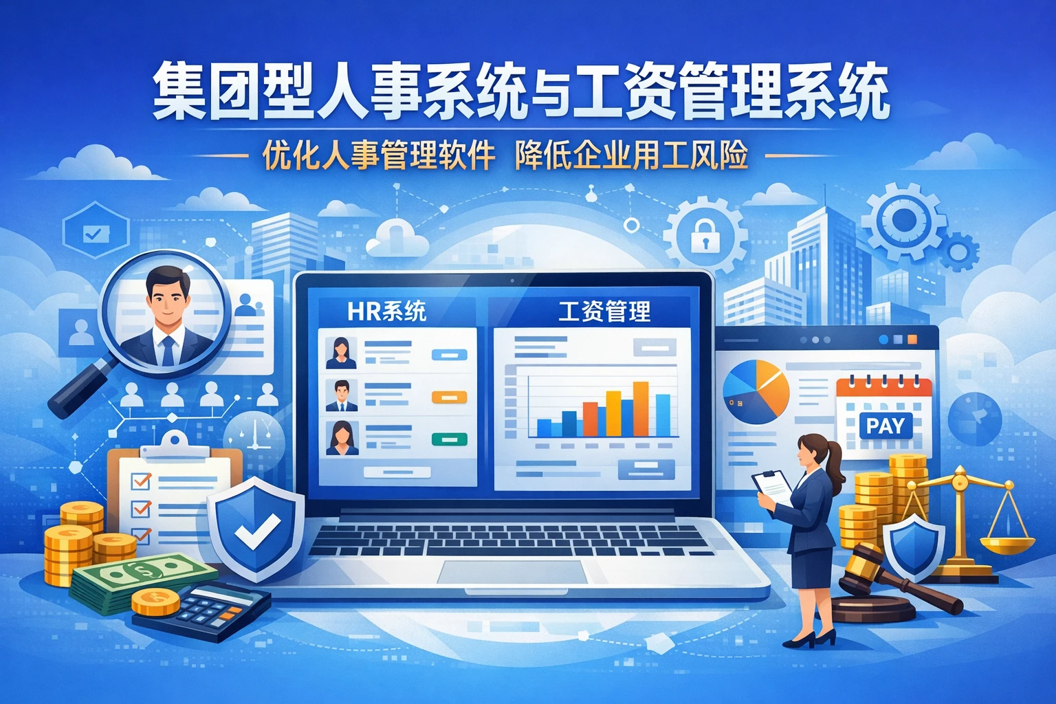 集团型人事系统与工资管理系统：优化人事管理软件降低企业用工风险