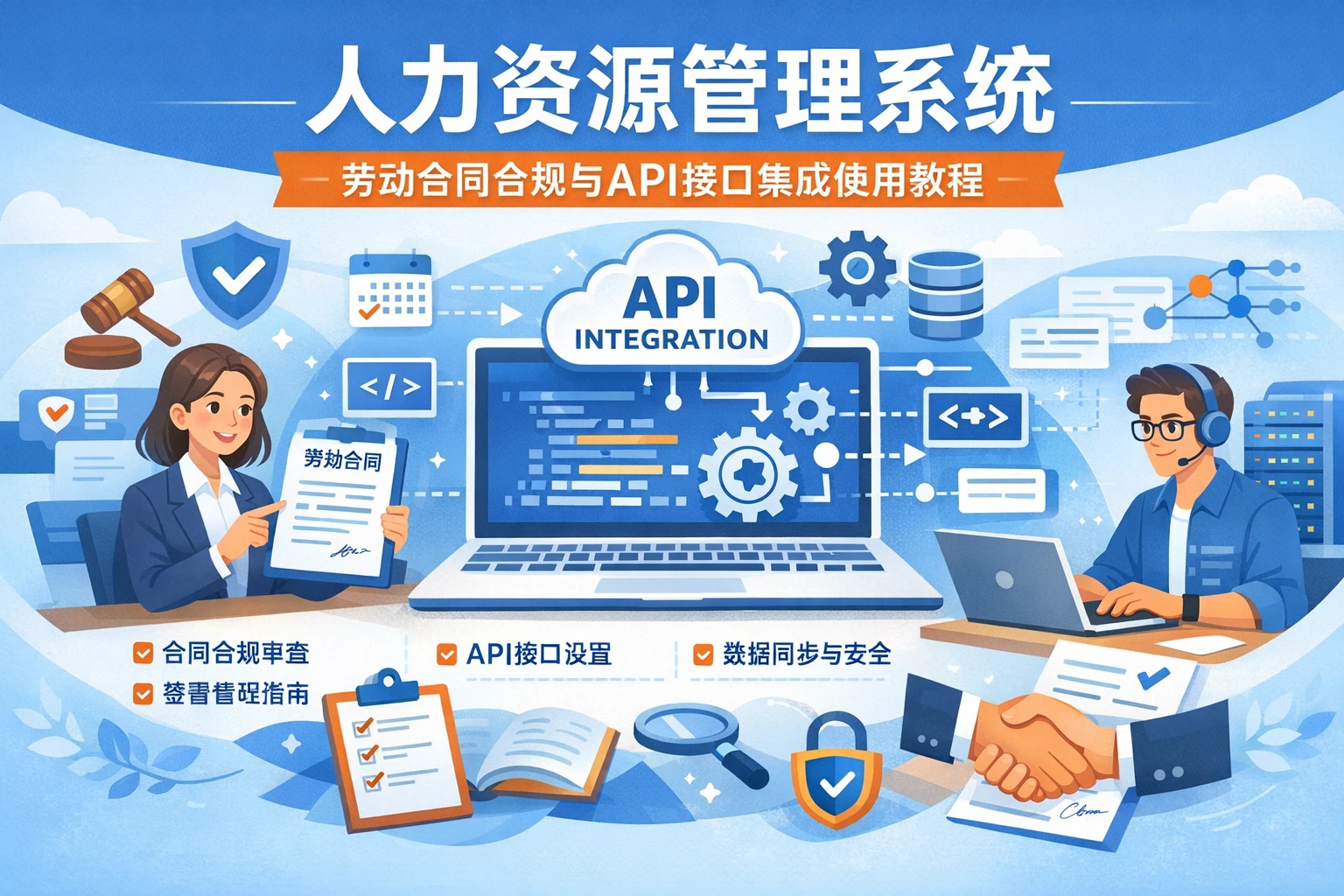 人力资源管理系统:劳动合同合规与API接口集成使用教程