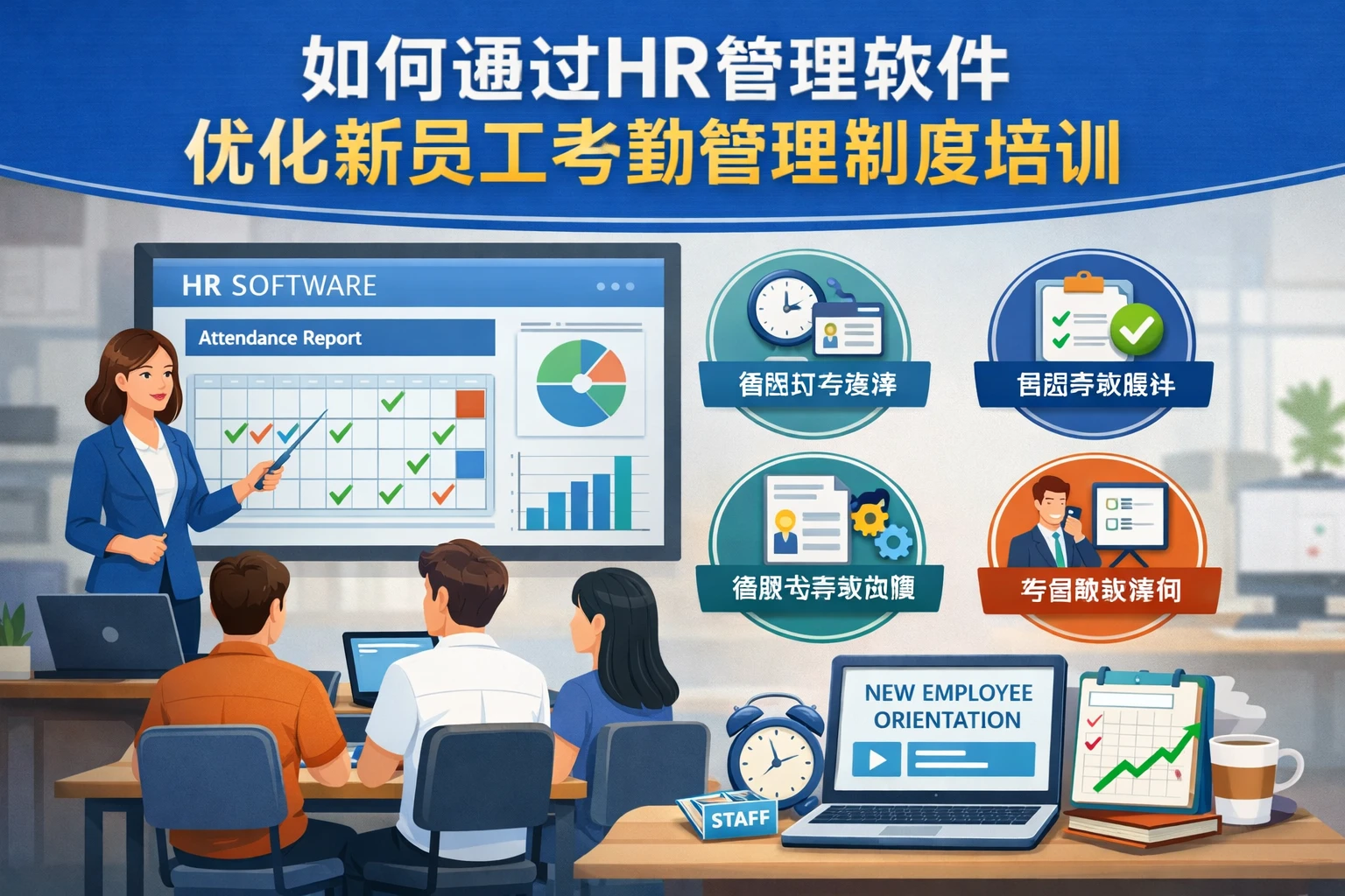 如何通过HR管理软件优化新员工考勤管理制度培训