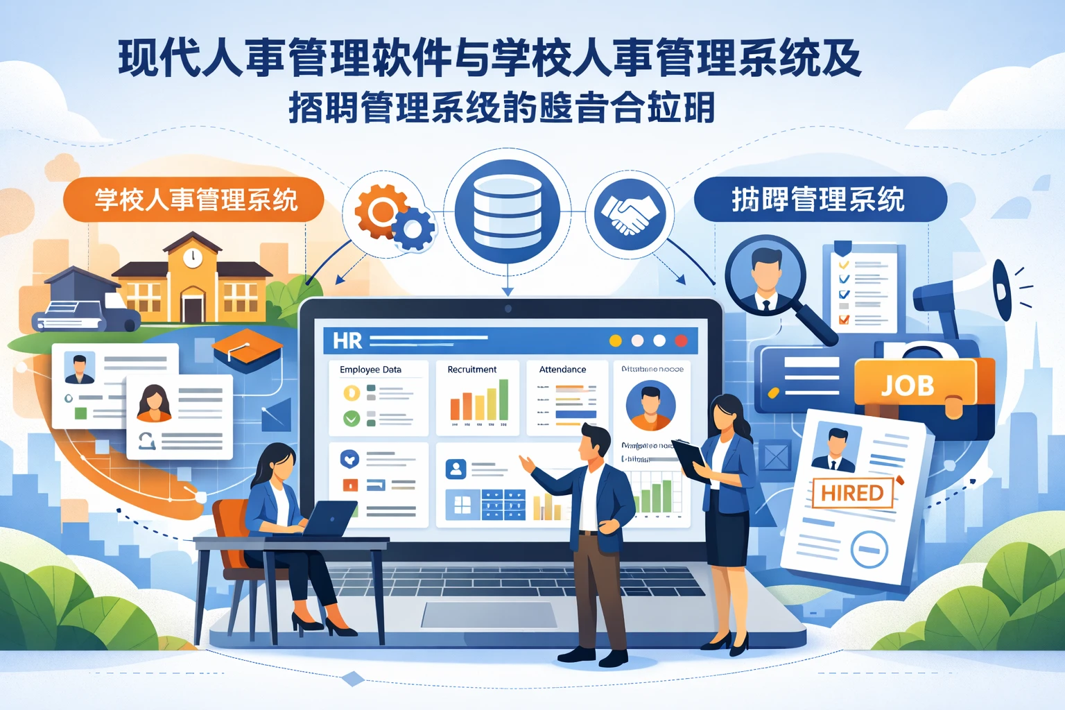 现代人事管理软件与学校人事管理系统及招聘管理系统的整合应用