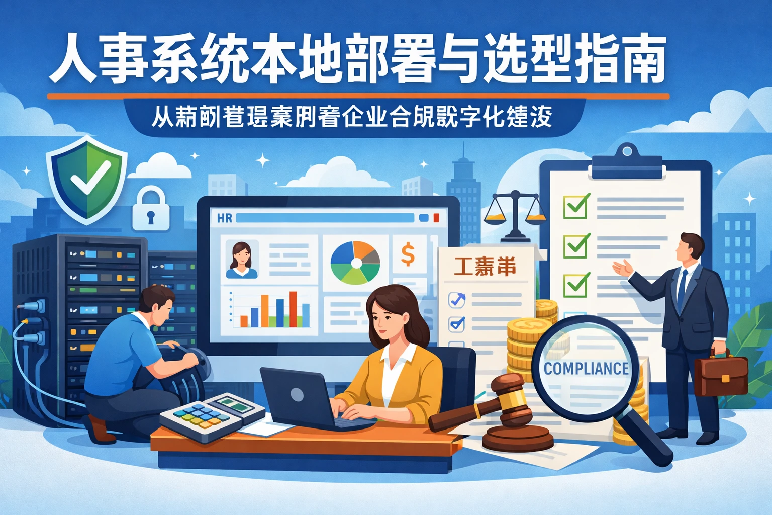 人事系统本地部署与选型指南：从薪酬管理案例看企业合规数字化建设