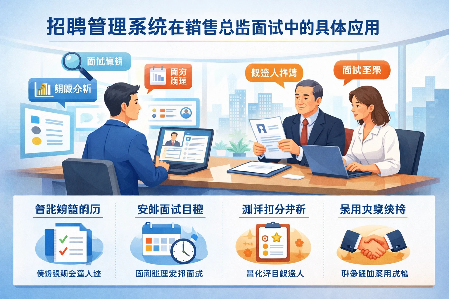 招聘管理系统在销售总监面试中的具体应用