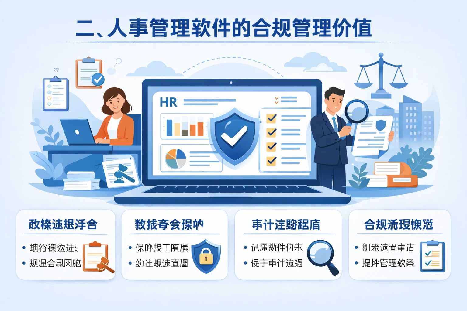 二、人事管理软件的合规管理价值