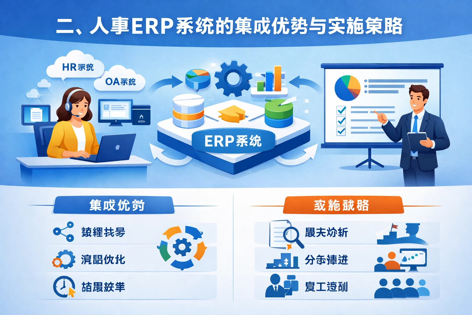 二、人事ERP系统的集成优势与实施策略