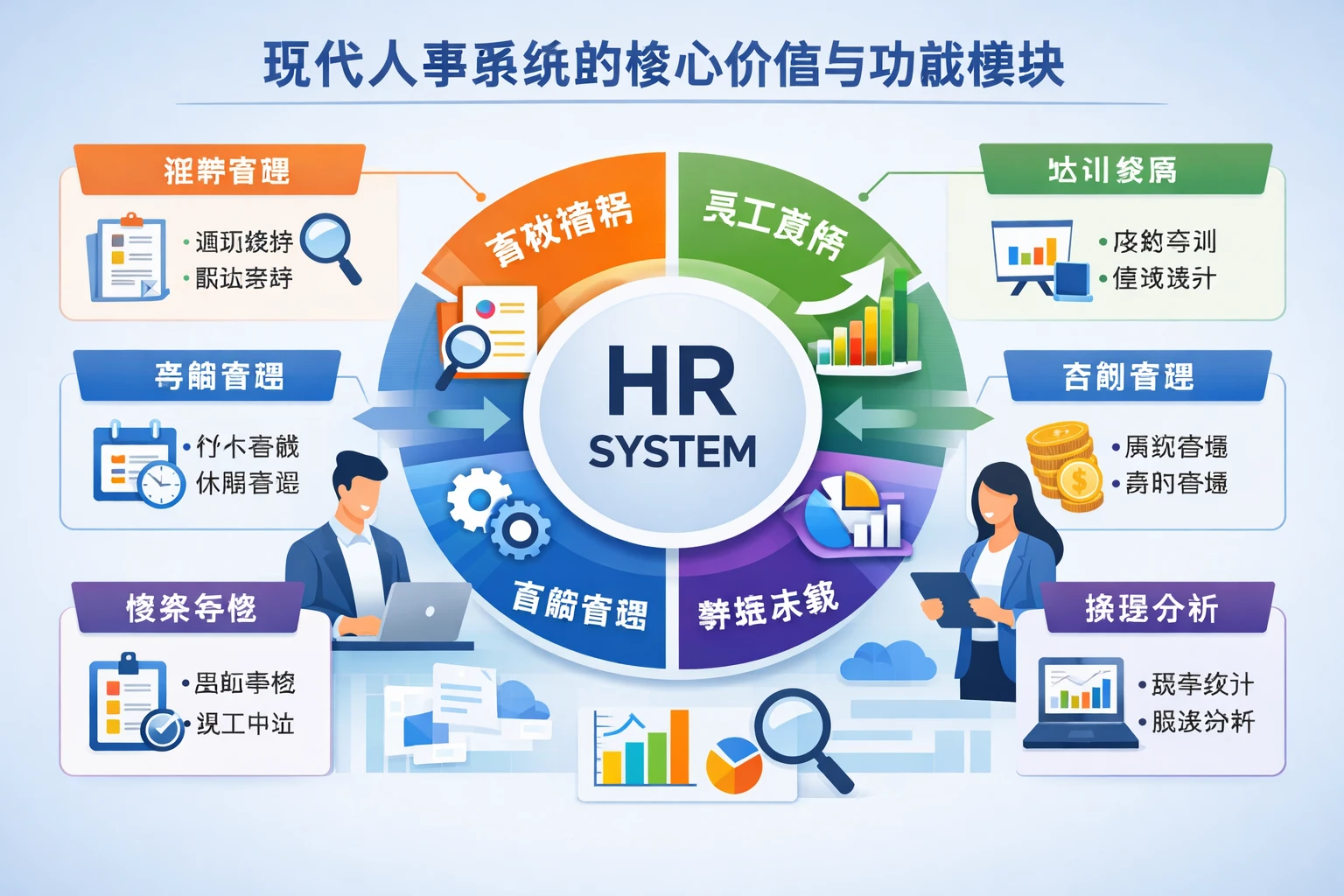 现代人事系统的核心价值与功能模块