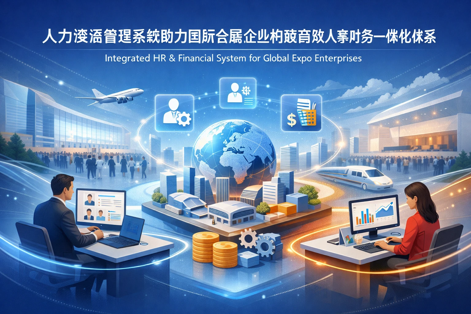 人力资源管理系统助力国际会展企业构建高效人事财务一体化体系