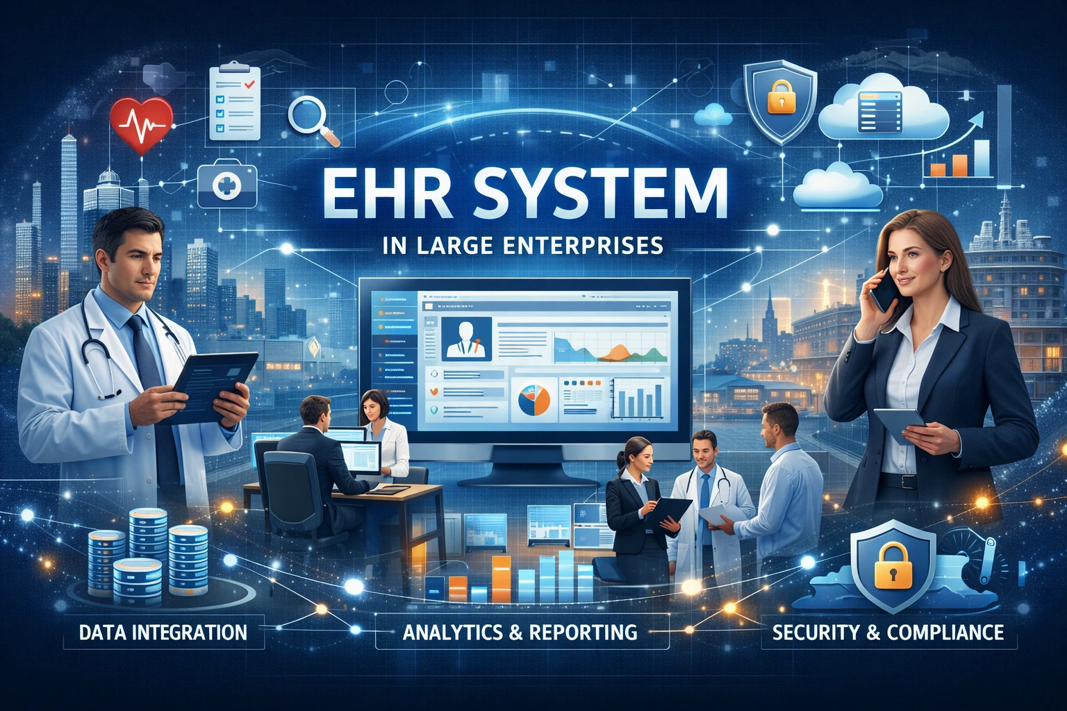 EHR系统在大型企业中的深度应用