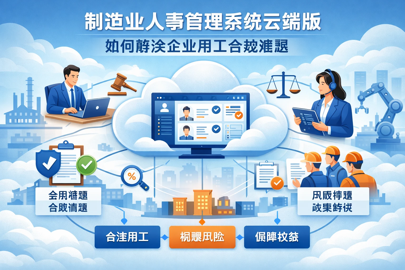 制造业人事管理系统云端版如何解决企业用工合规难题
