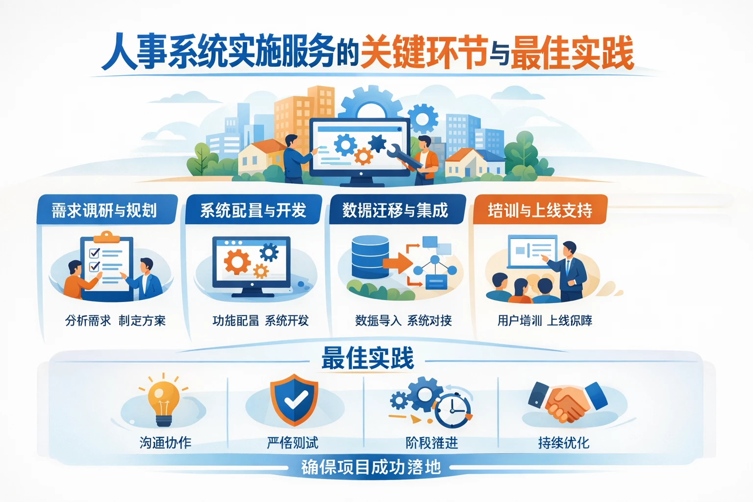人事系统实施服务的关键环节与最佳实践