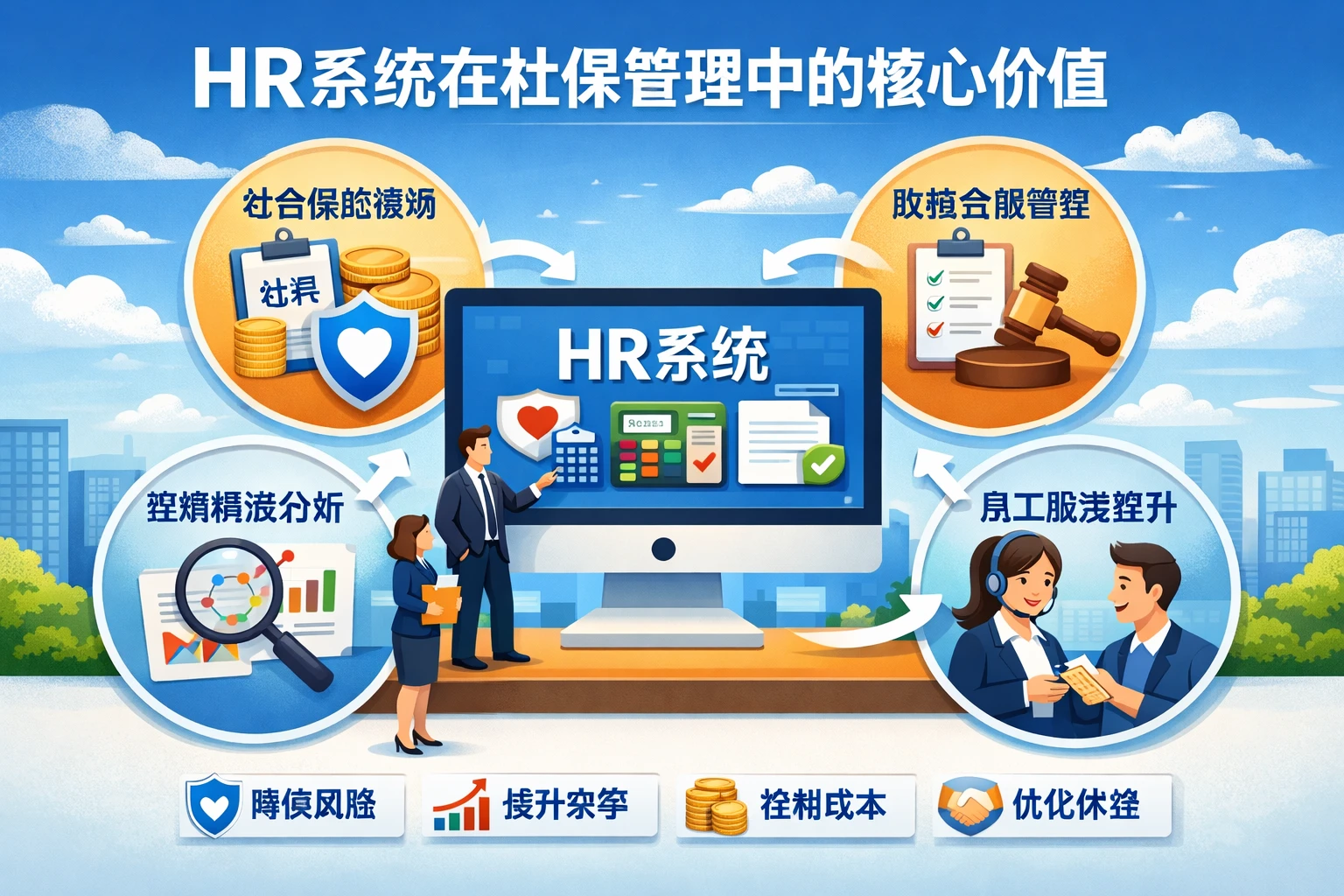 HR系统在社保管理中的核心价值