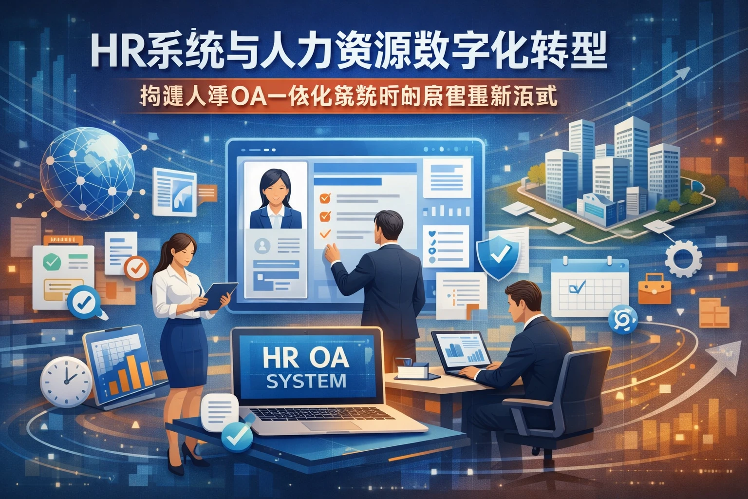HR系统与人力资源数字化转型：构建人事OA一体化系统的制度管理新范式