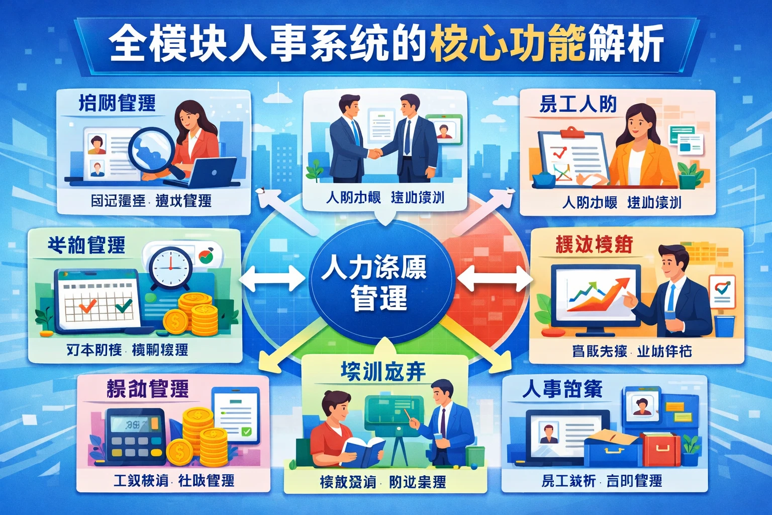 全模块人事系统的核心功能解析