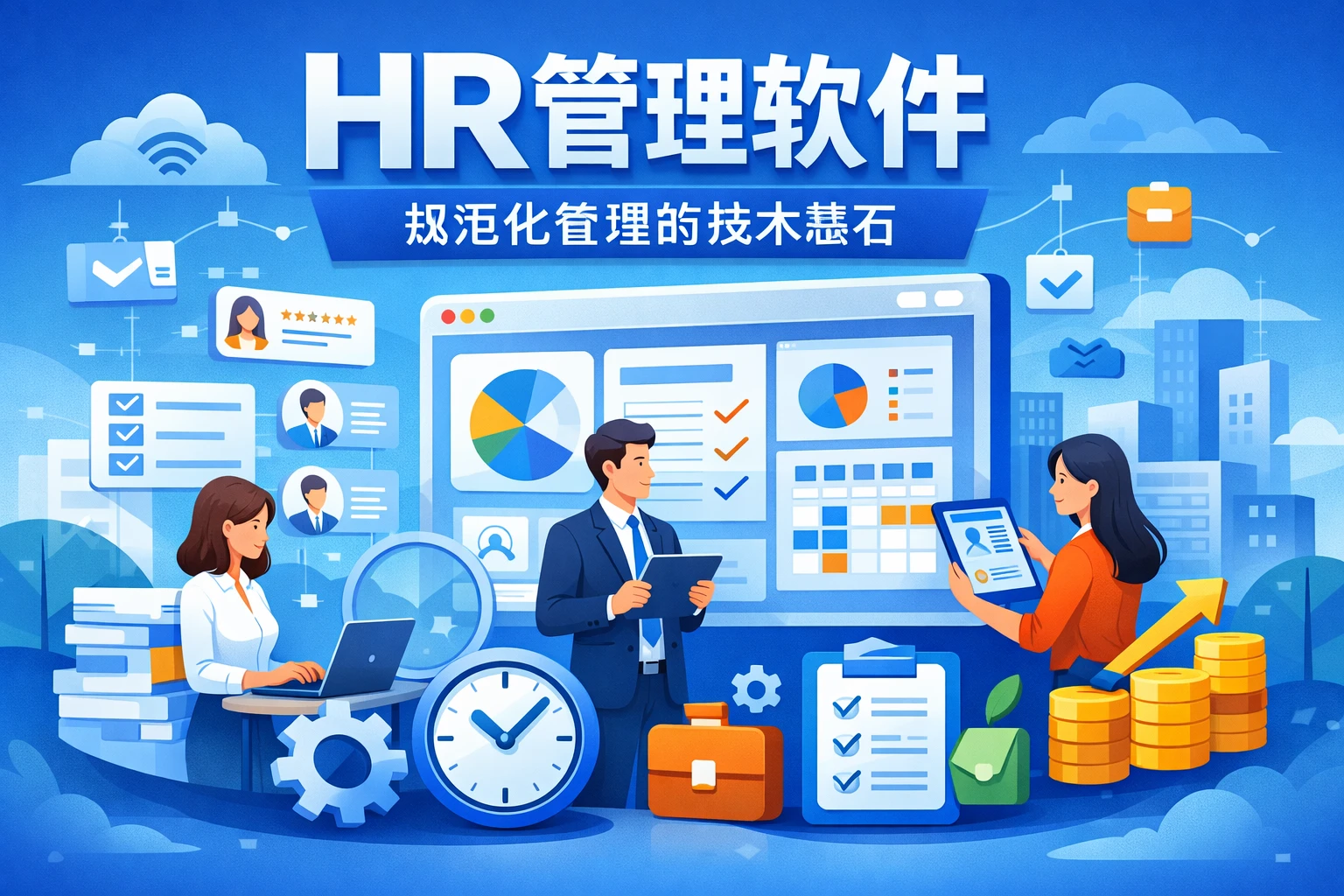 HR管理软件：规范化管理的技术基石