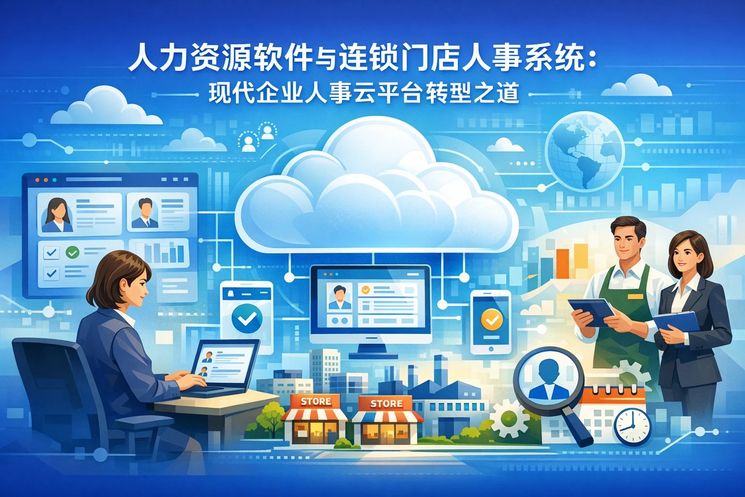 人力资源软件与连锁门店人事系统：现代企业人事云平台转型之道