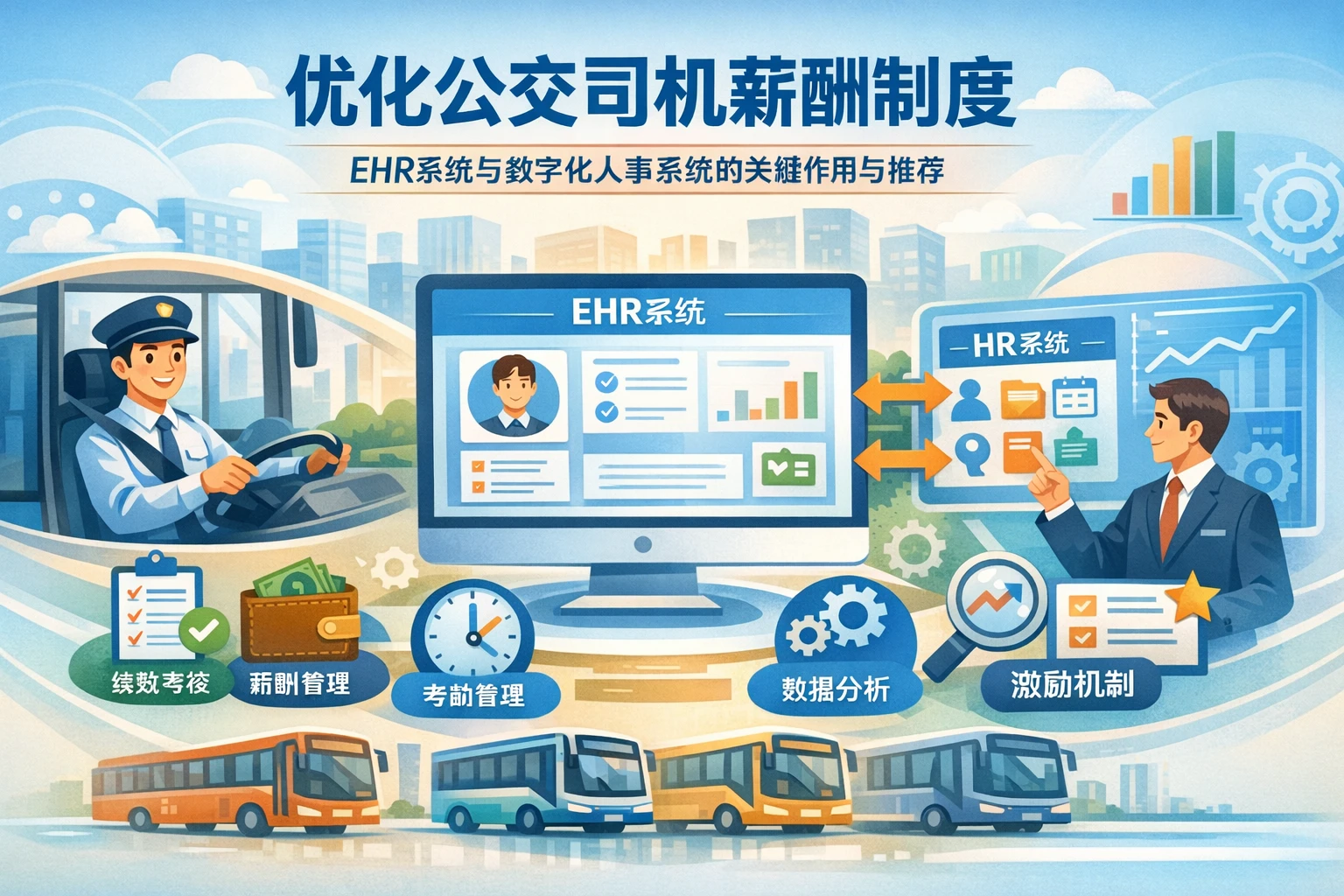 优化公交司机薪酬制度：ehr系统与数字化人事系统的关键作用与推荐
