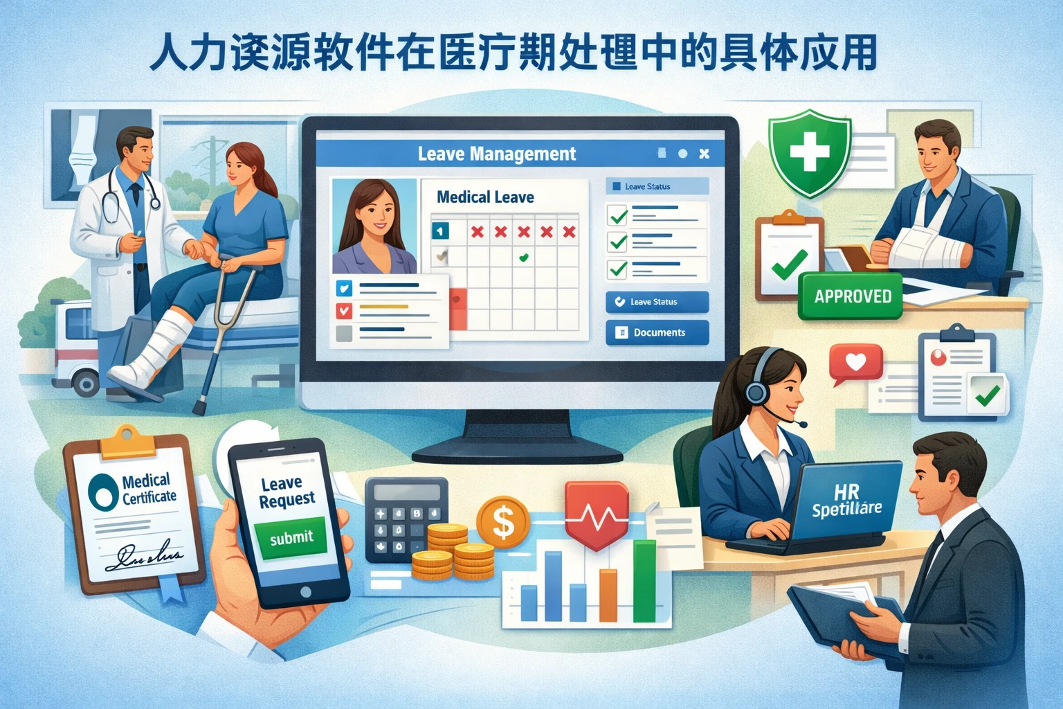 人力资源软件在医疗期处理中的具体应用