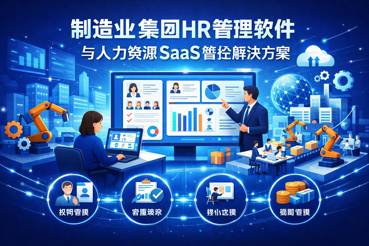 制造业集团HR管理软件与人力资源SaaS管控解决方案
