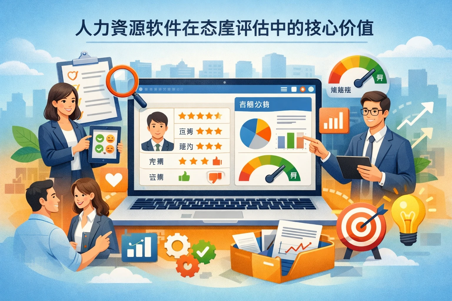 人力资源软件在态度评估中的核心价值