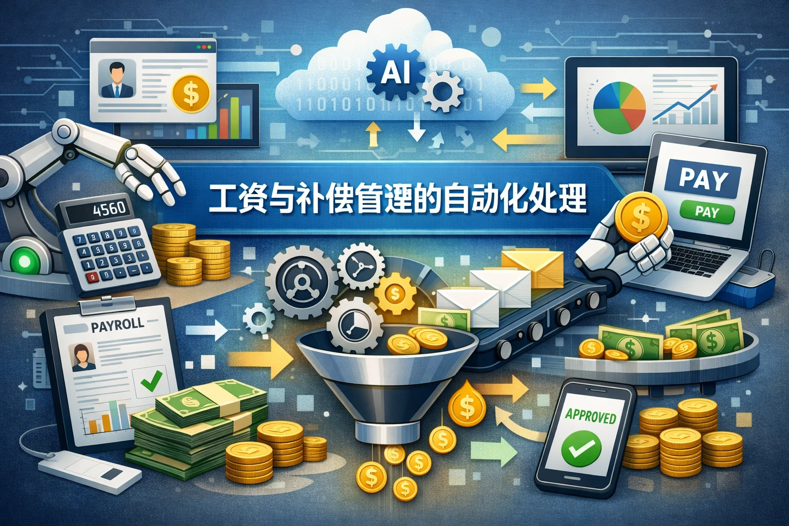 工资与补偿管理的自动化处理