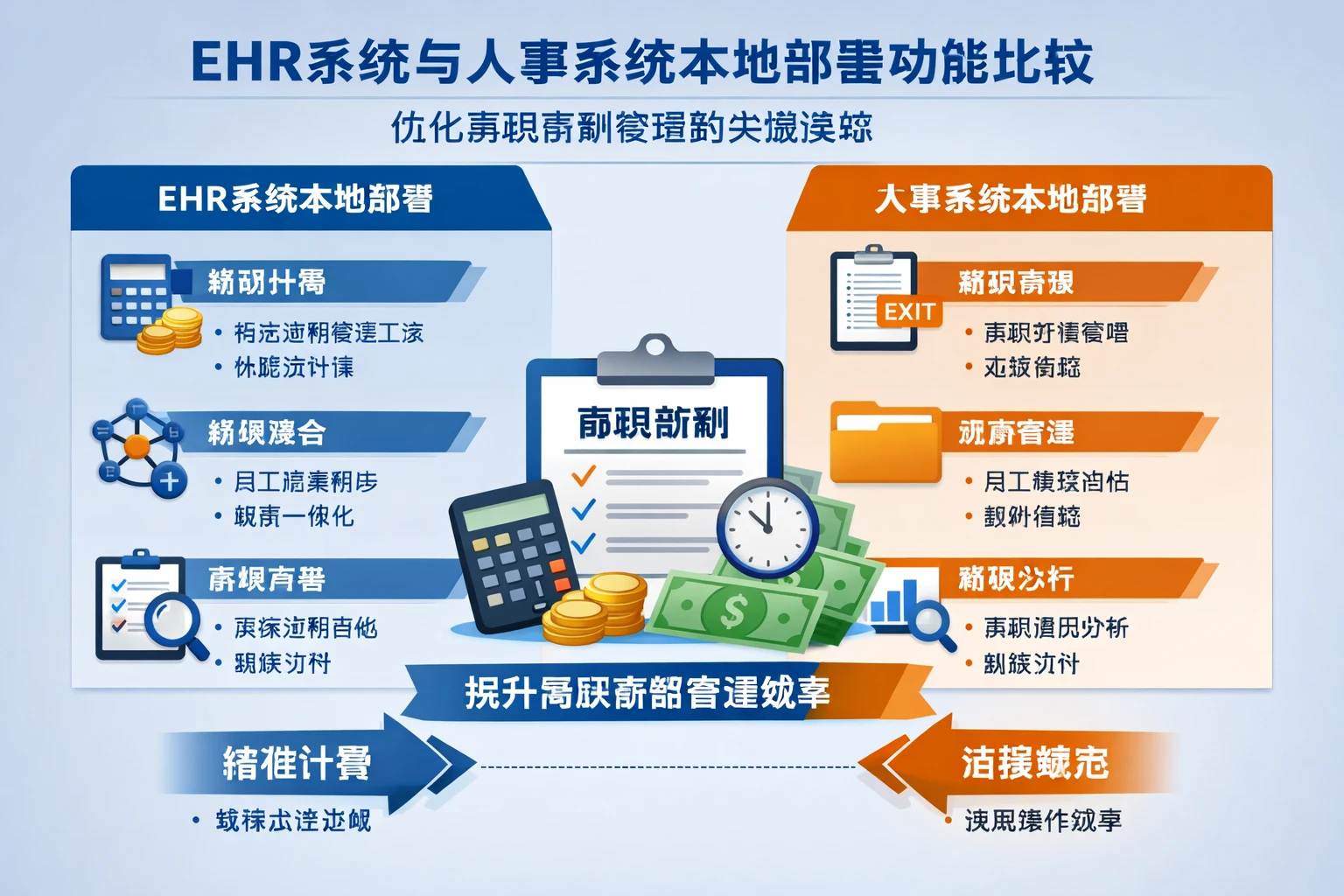 EHR系统与人事系统本地部署功能比较：优化离职薪酬管理的关键策略