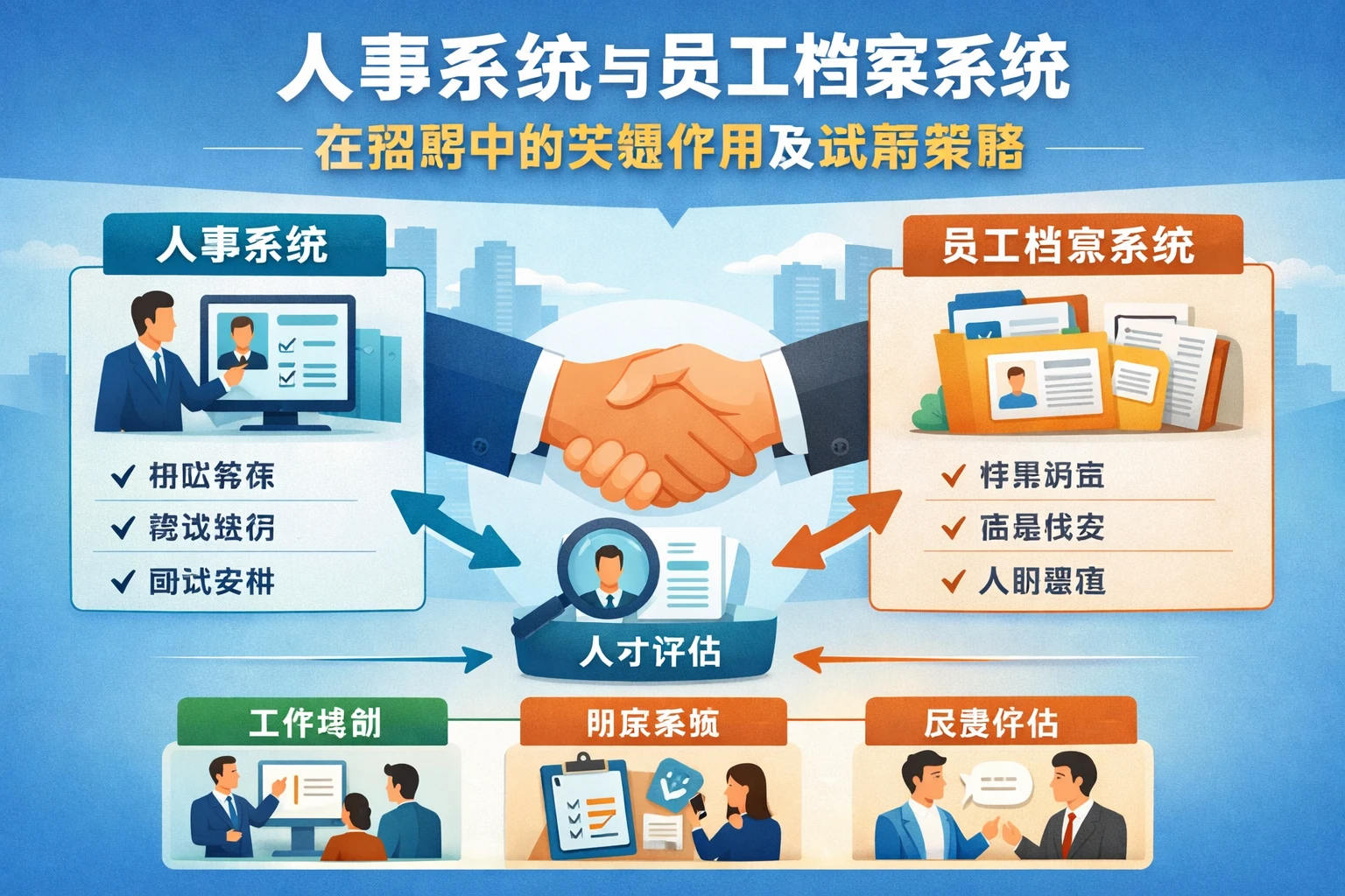 人事系统与员工档案系统在招聘中的关键作用及试用策略