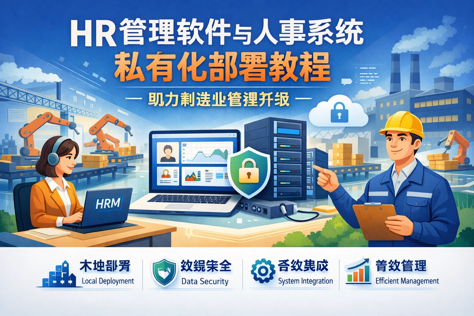 HR管理软件与人事系统私有化部署教程：助力制造业管理升级
