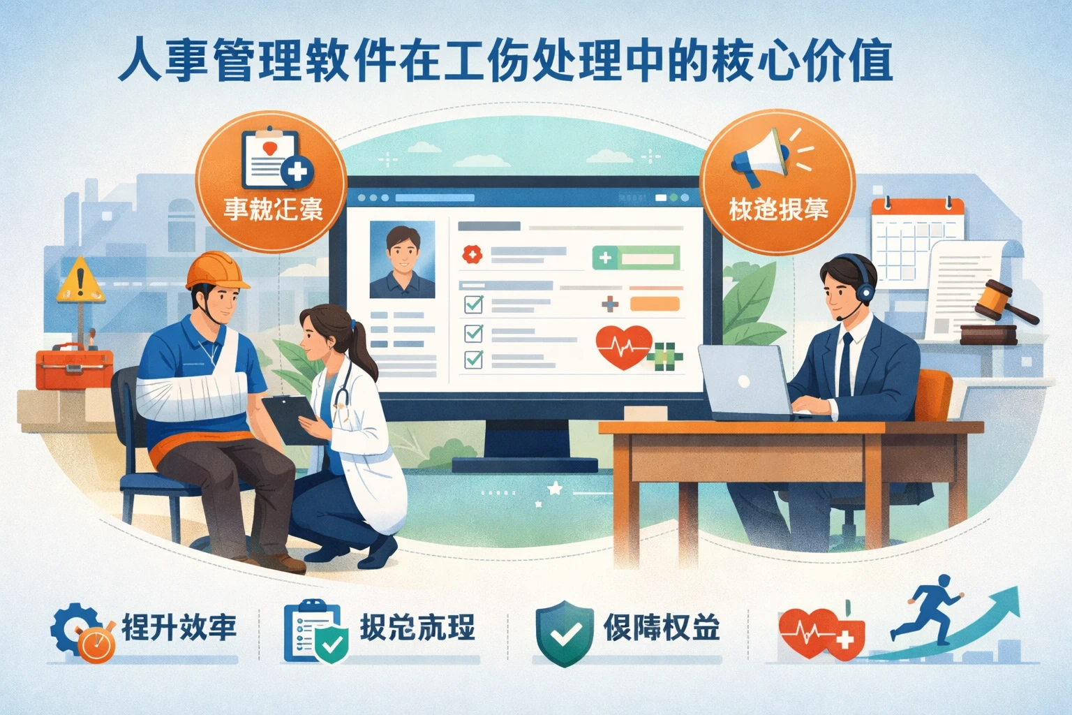 人事管理软件在工伤处理中的核心价值