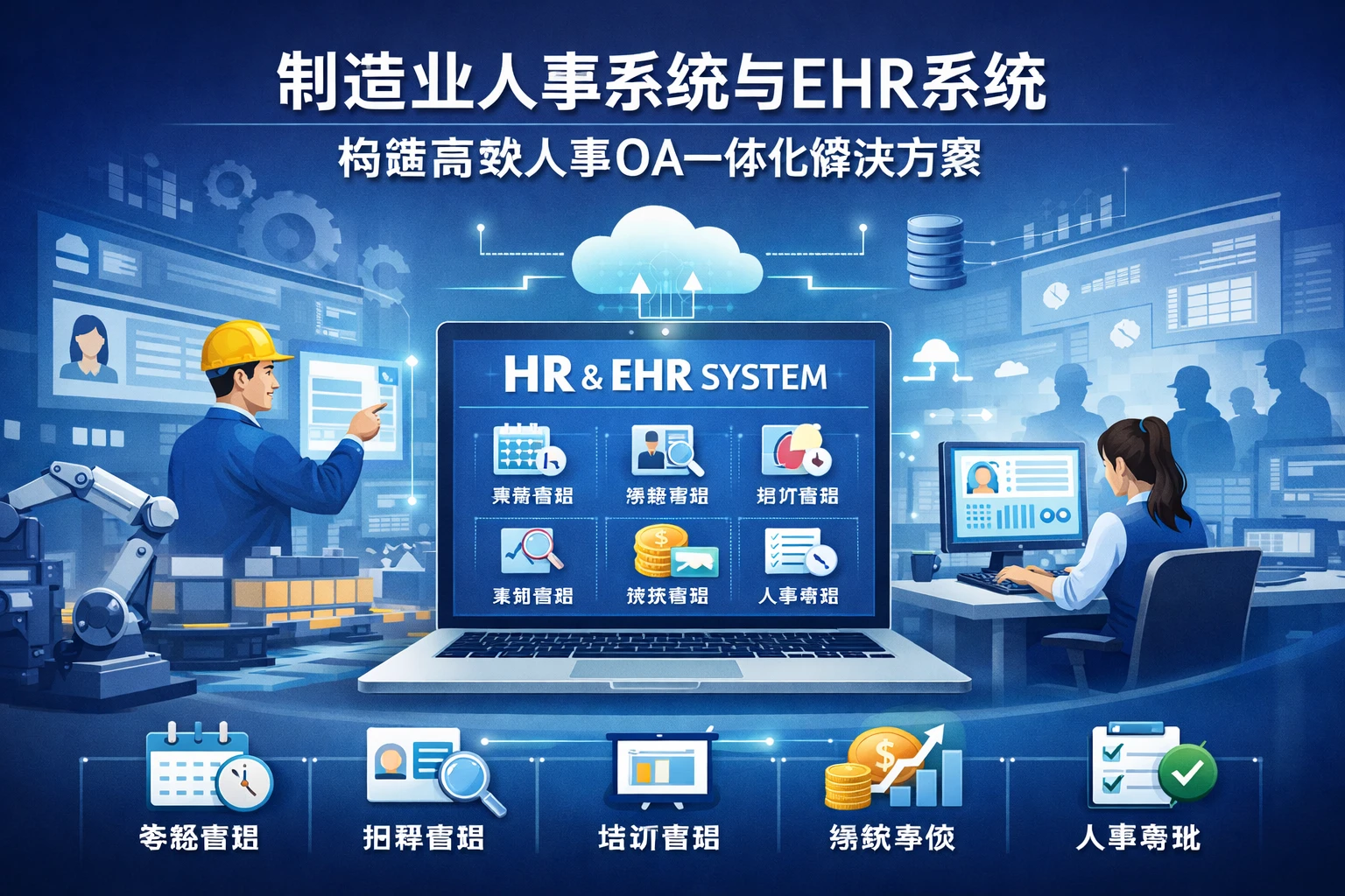 制造业人事系统与ehr系统：构建高效人事OA一体化解决方案