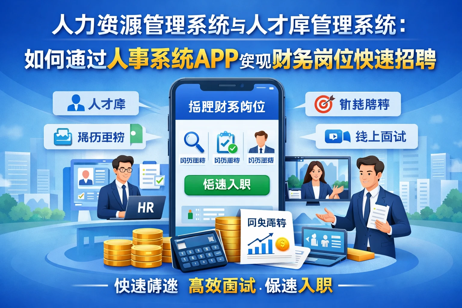 人力资源管理系统与人才库管理系统：如何通过人事系统APP实现财务岗位快速招聘