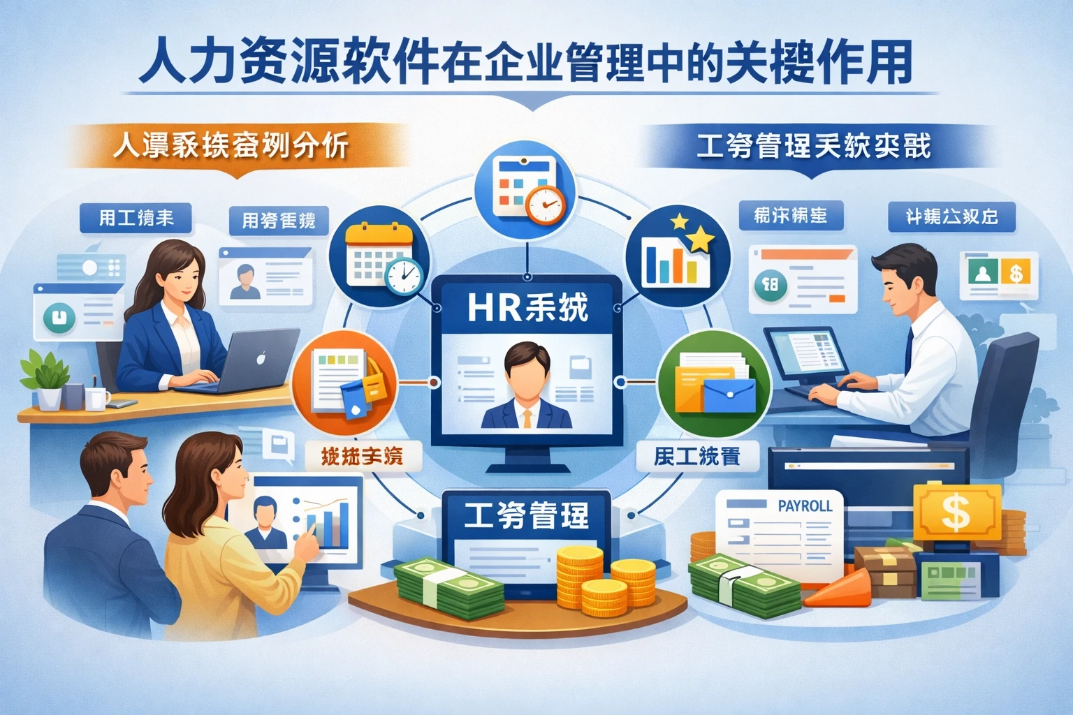 人力资源软件在企业管理中的关键作用：人事系统案例分析与工资管理系统实践