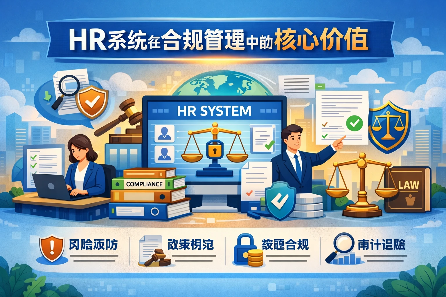 HR系统在合规管理中的核心价值