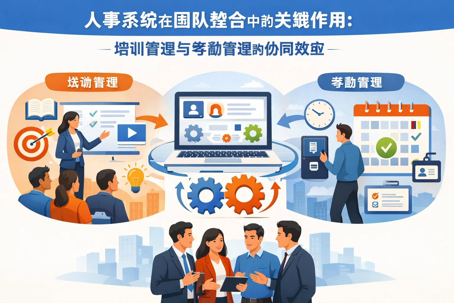 人事系统在团队整合中的关键作用：培训管理与考勤管理的协同效应